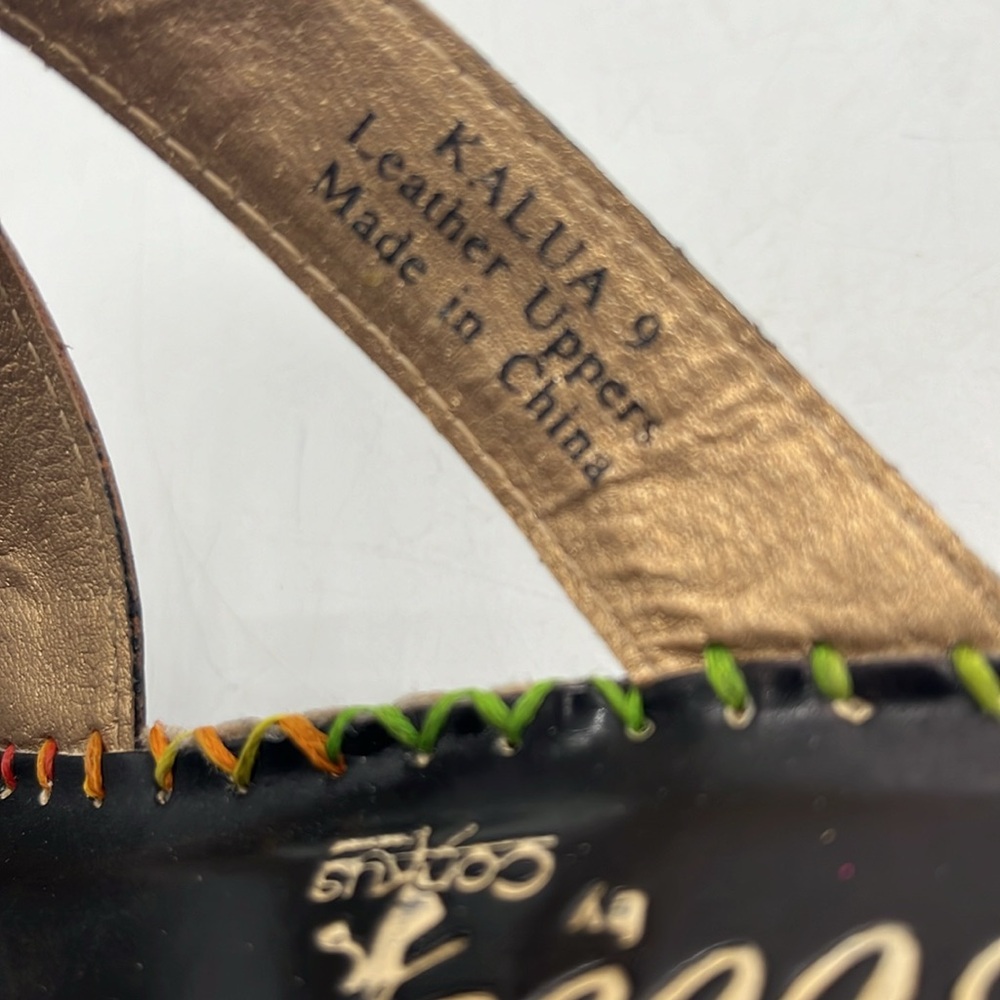 Corkys leather Sandals Kalua Style Sz 9 Elite EUC adjustable straps - Picture 4 of 9